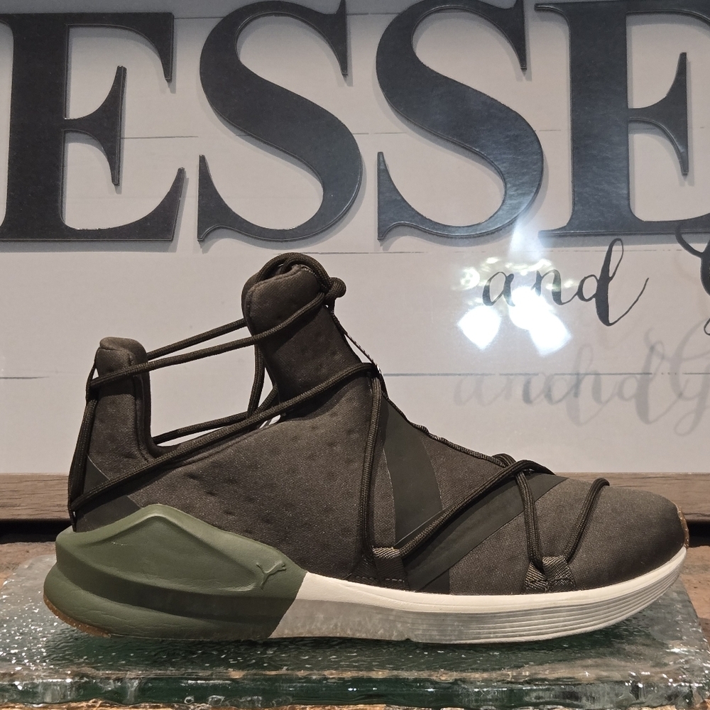 Puma Fierce Rope VR Sneaker Khaki Green Wmn Sz 6.5 #19013601